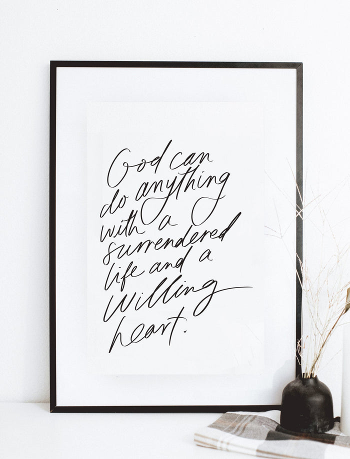 11x17 God can do anything with