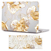 MacBook Pro Clear Case 13-inch - Gold Botanical Design