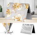 MacBook Pro Clear Case 13-inch - Gold Botanical Design