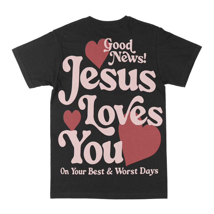 Good News God Loves You Graphic Tee