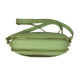 Genuine Leather Double Zipper Crossbody