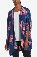 HUE Women’s Woven Kimono Wraps