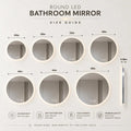 Round Backlit LED BATHROOMS Vanity  Mirrors With Dimmable Lights