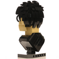 Harry Potter Bust MOC made using LEGO parts