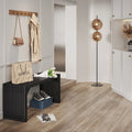 Hausvita 35" Solid Wood Pine Wooden Bench
