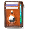 RFID Secure Slim Leather AirTag Wallet