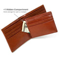 Mens RFID 10 Slot Bifold Wallet with ID Window