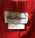 Rare Editions Girls Red and white pants 4th July  6X