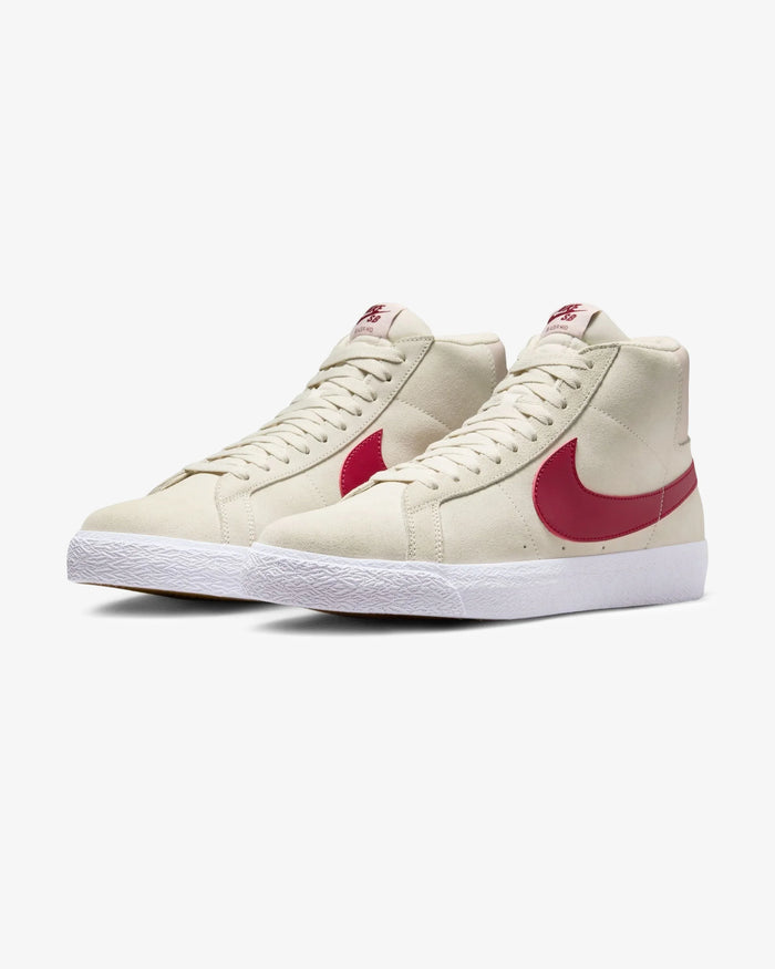 NIKE SB ZOOM BLAZER MID - PALEIVORY/ NOBLERED