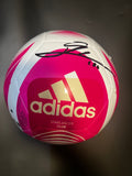 Autographed Leo Messi adidas soccer ball