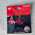 MLB Boston Red Sox Logo Dangler Earrings