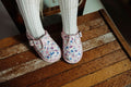 Kids Floral Mary Janes – Breathable Flower Pattern Toddler Dress Shoes