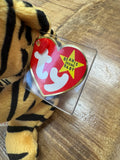 Ty Beanie Baby Rare 1995 Stripes the Tiger Collectible With Errors