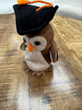 Collectible 1998 Ty Beanie Baby Wise Graduate Owl Class of 98** P.V.C. Pellets