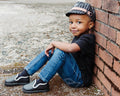 Kids Black Slip-On Dress Shoes – Vegan Leather Toddler Formal Shoes