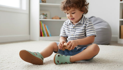 Toddler Wide Toe Box Sandals| Sprout Barefoot Summer Sandals for Kids