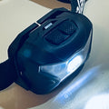 LED Headlamp – USB Rechargeable – White, Red, and Blue/Violet Lights – Adjustable Headband
