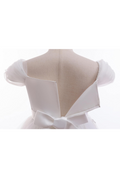 White Gold Sequin Flower Girl Party Gown Size 12/14