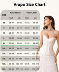 Bustier Corset Top for Women Overbust LaceUp Waist Cincher Shapewear Lingerie XL
