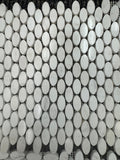 Lot of 3 sheets 12 in. x 12 in. Marble Mosaic Floor and Wall Tile