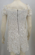 Lush Women Dress Lace Slash Neck Backless Sexy Elegant Shoulder,Medium