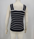 LOFT Women’s Black & White Striped Lightweight Sweater Top Size Medium
