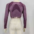 Gymshark Flex Longsleeve Crop Top Dark Ruby, Size Medium