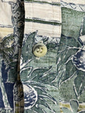 Go Barefoot Mens Hawaiian Panel Shirt - Made in Hawaii Shirt