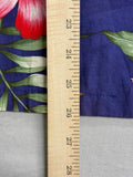Ky's Hawaiian Flower Shirt Pocketless Made in Hawaii Shirt M