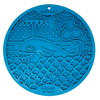 Whale eMat - Enrichment Lick Mat for Dogs and Cats - with Suction Cups | Whale Design | USA Made