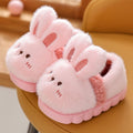 Kids’ Fuzzy Slippers | Bear & Bunny Animal House Shoes