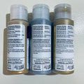BUNDLE - 3 FolkArt Acrylic Metallic Gold & Silver Paint w/ 20 Bosobo Brushes