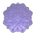 Mandala Softie eTray Shallow Slow Feeder Dog Bowl with Suction Cups |  USA Made