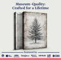 Vintage Christmas Tree Wall Art VII