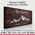 Family Mountain Home Sign