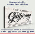 The Gathering Place Personalized Sign