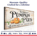 Personalized Pumpkin Patch Sign III