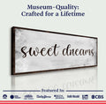 Sweet Dreams Bedroom Grunge Sign