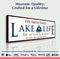 Personalized Lake Life Sign