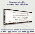 The Best Things In Life Sign VII