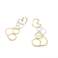 Intertwined earrings