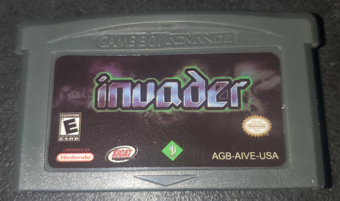 Invader GBA Video Game Cartridge Nintendo Game Boy Advance 2002
