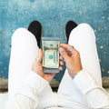 Money Clip Wallet - Cobalt
