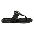 Women's Jovie Black Thong Flat Sandals
