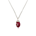 Silver Birthstone necklace