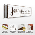 Just You, Me, And The Cats Sign
