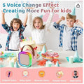 Kids Mini Karaoke Voice Changer Portable Bluetooth Speaker plus 2 Wireless Microphones