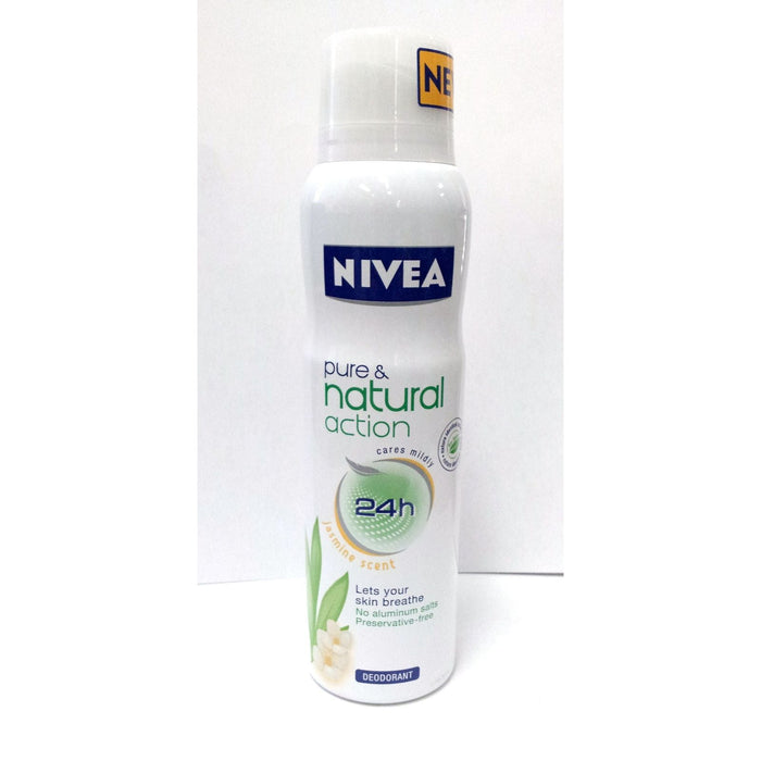 Nivea Deodorant Women Pure & Natural Action Jasmine Spray 150ml