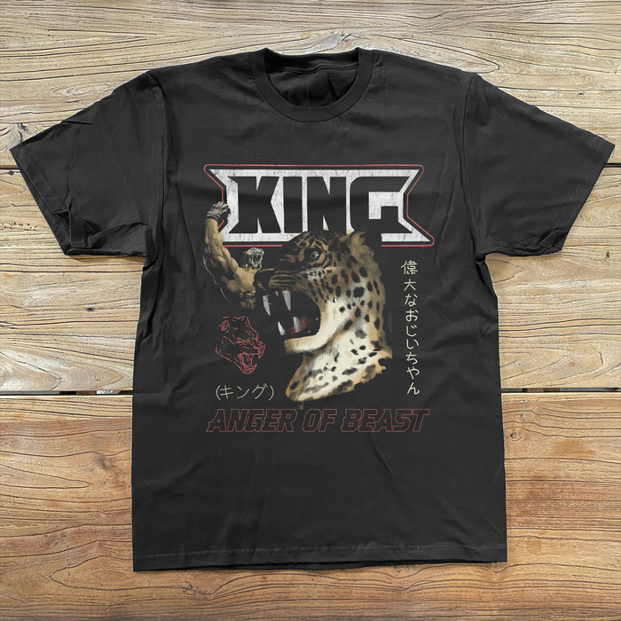 Anger King Black Vintage T-Shirt