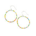 Kaleidoscope silver earrings